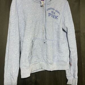 PINK Victoria's Secret Light Blue Hoodie